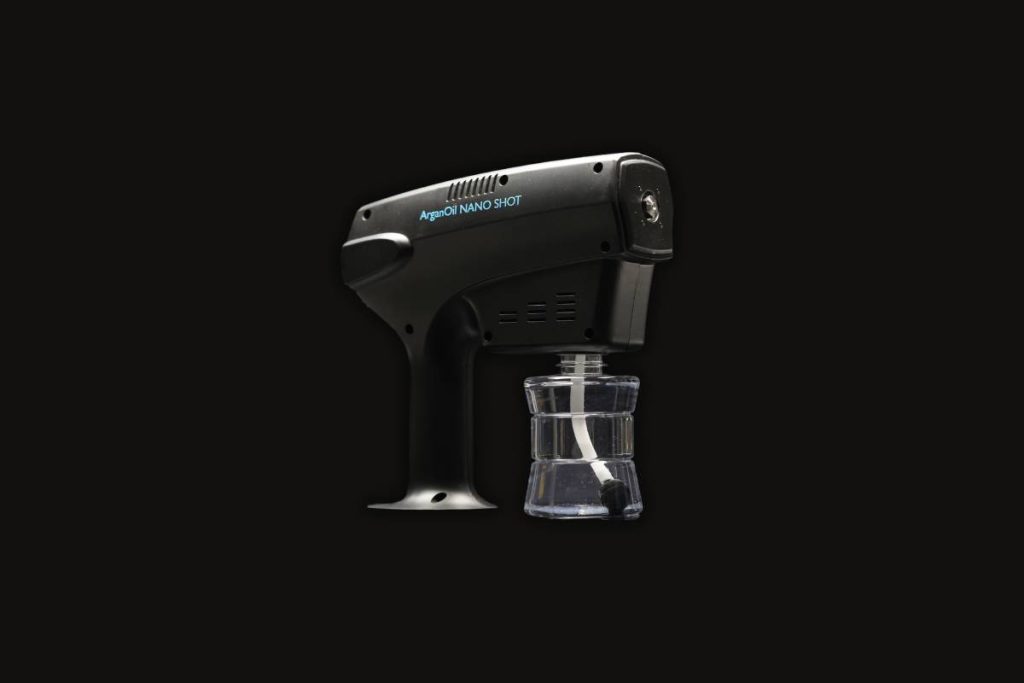 ArganOil Nano Shot professional nano technology salon device for deep hair treatment and active ingredient penetration
